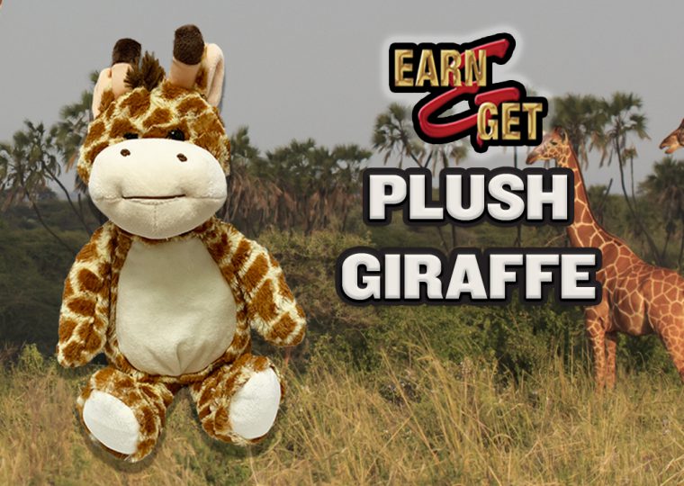 Earn and Get Plush Giraffe