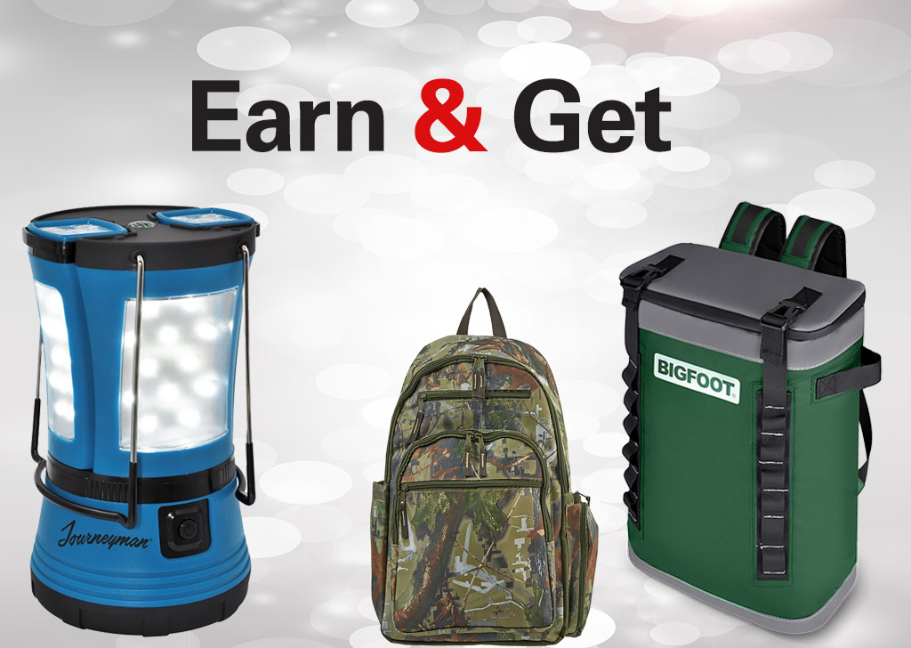 Earn N Get Camping Gear