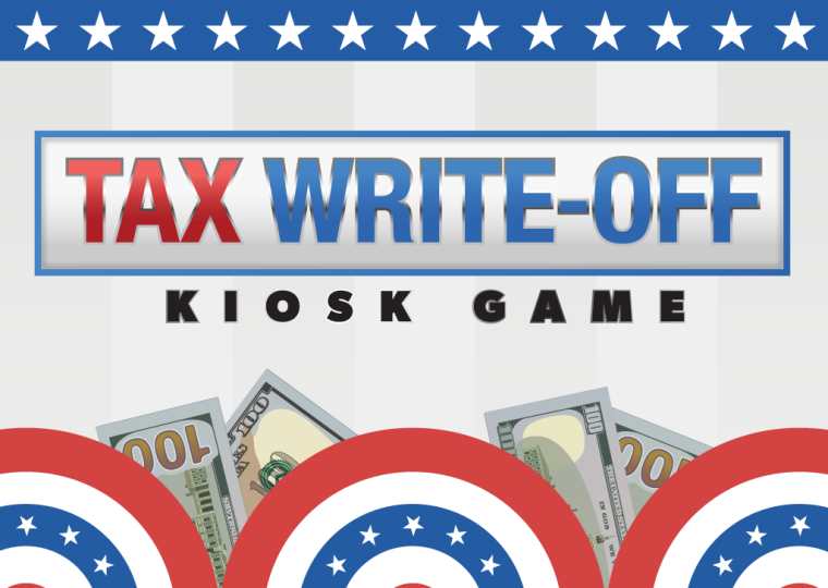 Tax Write-Off Kiosk Game