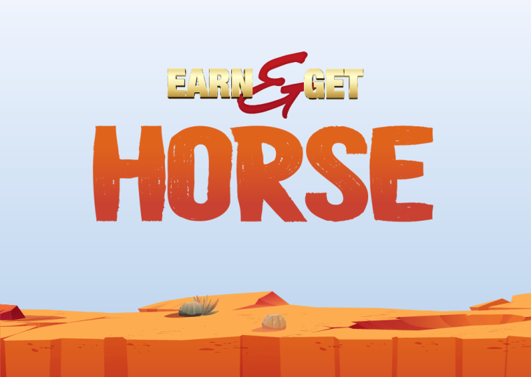 Earn & Get Plush Horse