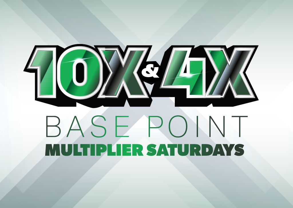 10X & 4X Base Point Multiplier